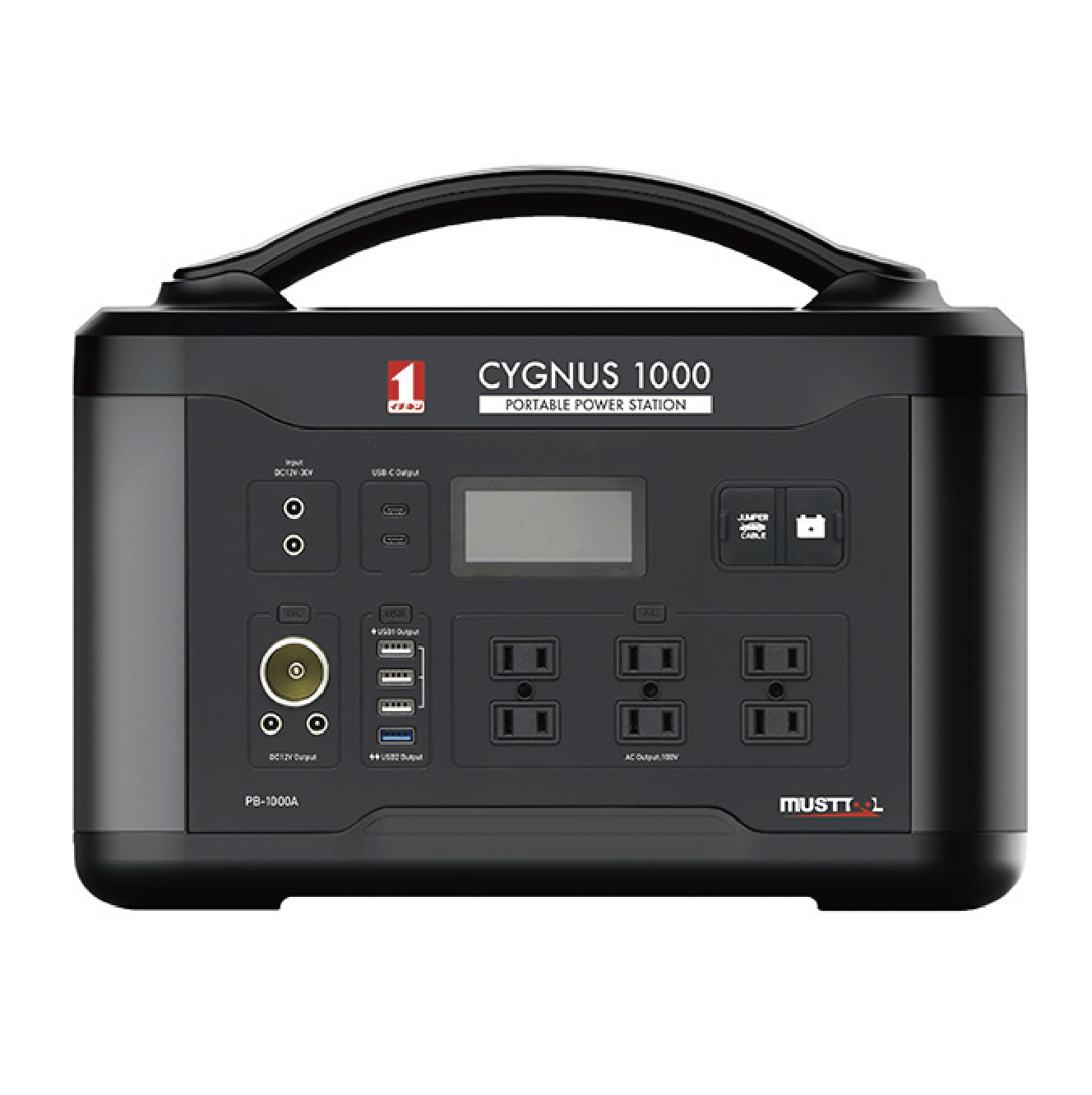 MUSTTOOLポータブル電源CYGNUS PB-1000A | 高出力1000Wバッテリー